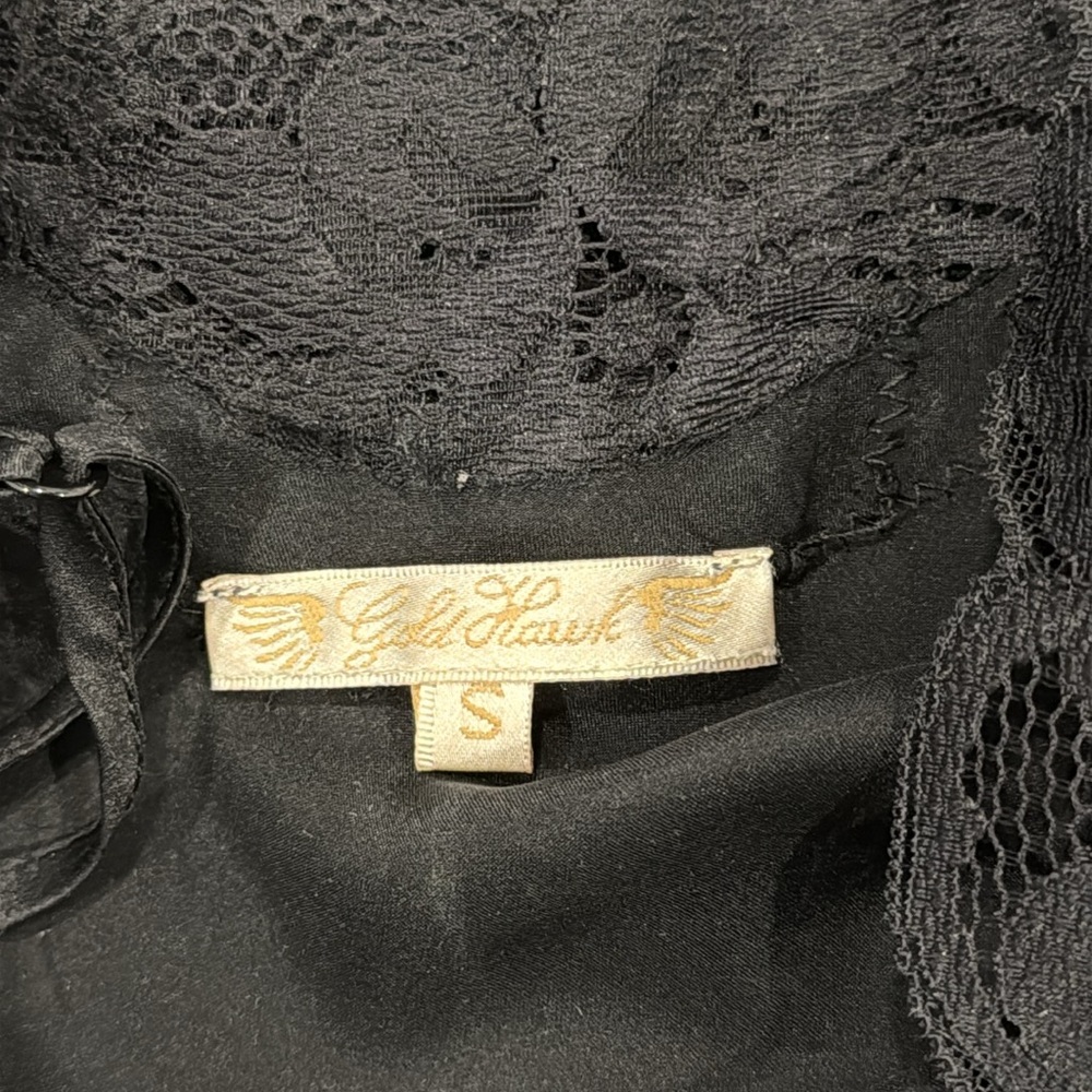 Gold Hawk Lace Skin Cami - Picture 4 of 6